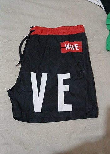 Siyah Baskılı Mini Erkek Şort - Görsel 4