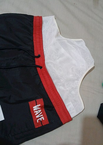 Siyah Baskılı Mini Erkek Şort - Görsel 7