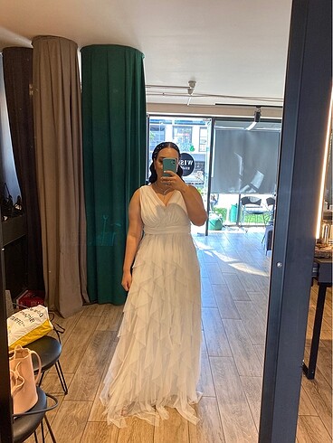 Nikah dış çekim elbisesi