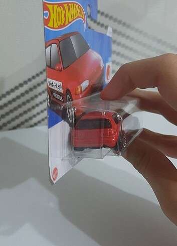  Beden kırmızı Renk HotWheels Honda Civic EG