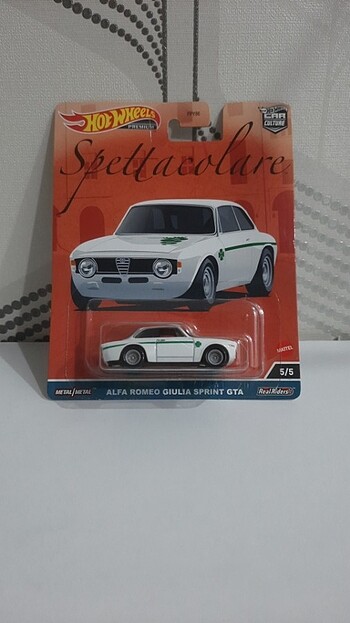HotWheels Premium Alfa Romeo Giulia Sprint GTA