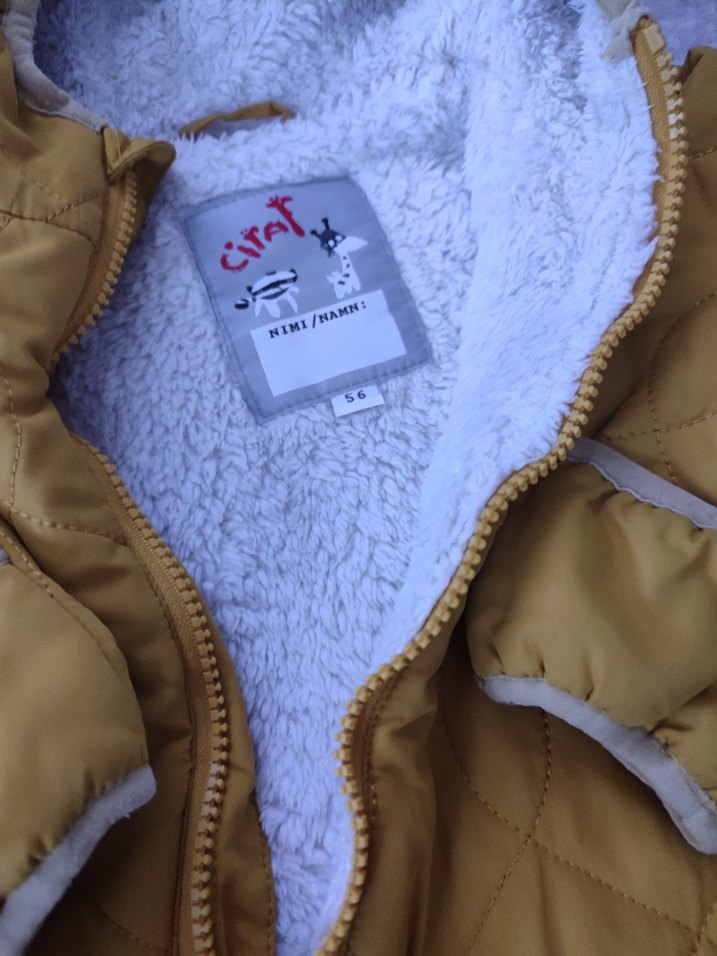 sarı tulum ceket - Görsel 2