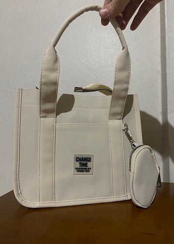 KREM TOTE BAG CANTA