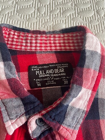 Pull and Bear Az kullanılmış erkek gömlek pull and bear