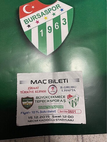 2015 Bursaspor bilet