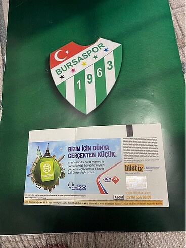 2012 yılı Bursaspor samsun 19 mayıs deplasman bileti