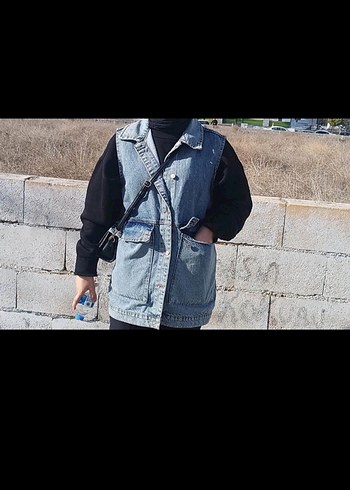 Yelek kot ceket - Görsel 2