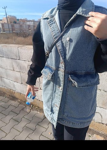 Yelek kot ceket - Görsel 4