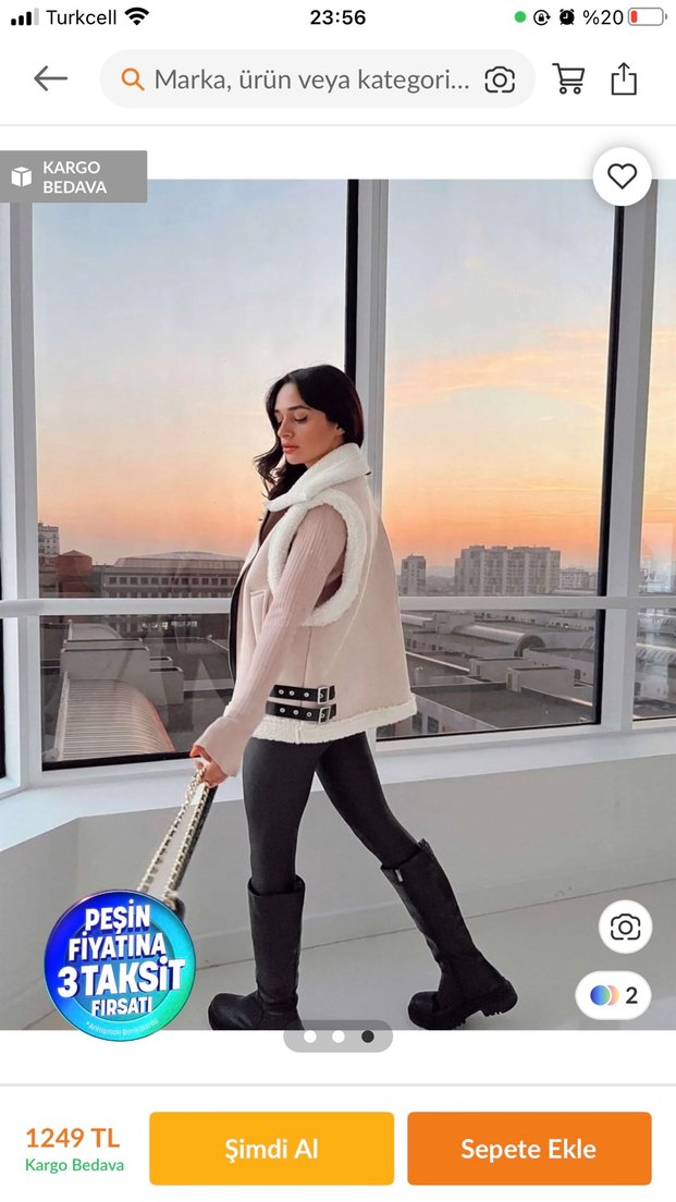 Kürklü  Yelek - Görsel 3