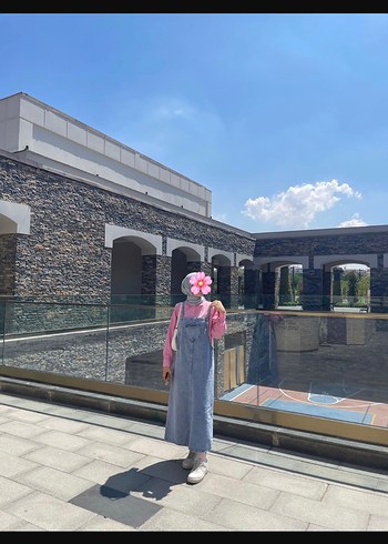 Mavi uzun tulum - Görsel 3