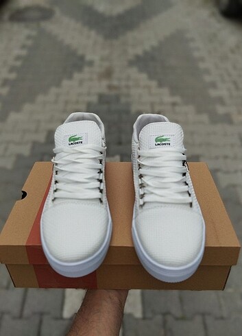 40 Beden beyaz Renk Lacoste Beyaz Spor /Klasik Ayakkabı 