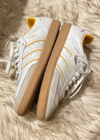 38 Beden Sarı Adidas samba Kadın Spor Ayakkabı