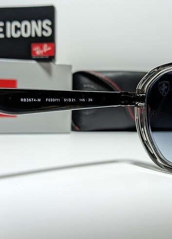 RAYBAN FERRARİ 3674-M F030/11 51 EKARTMAN - Görsel 3