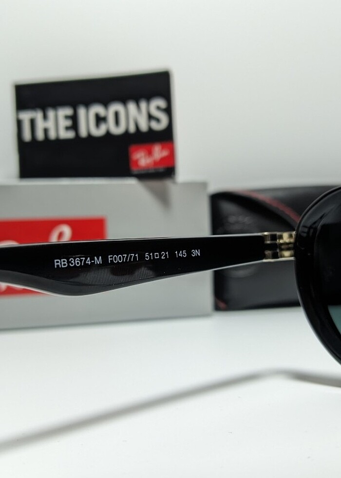 RAYBAN FERRARİ 3774-M F007/71 51 EKARTMAN UNİSEX  - Görsel 4