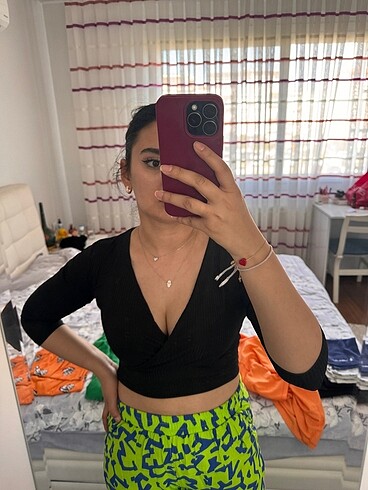 Trendyol & Milla Siyah crop