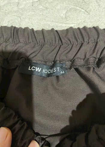 Drapeli Kahverengi Uzun Kadın Etek - Görsel 3