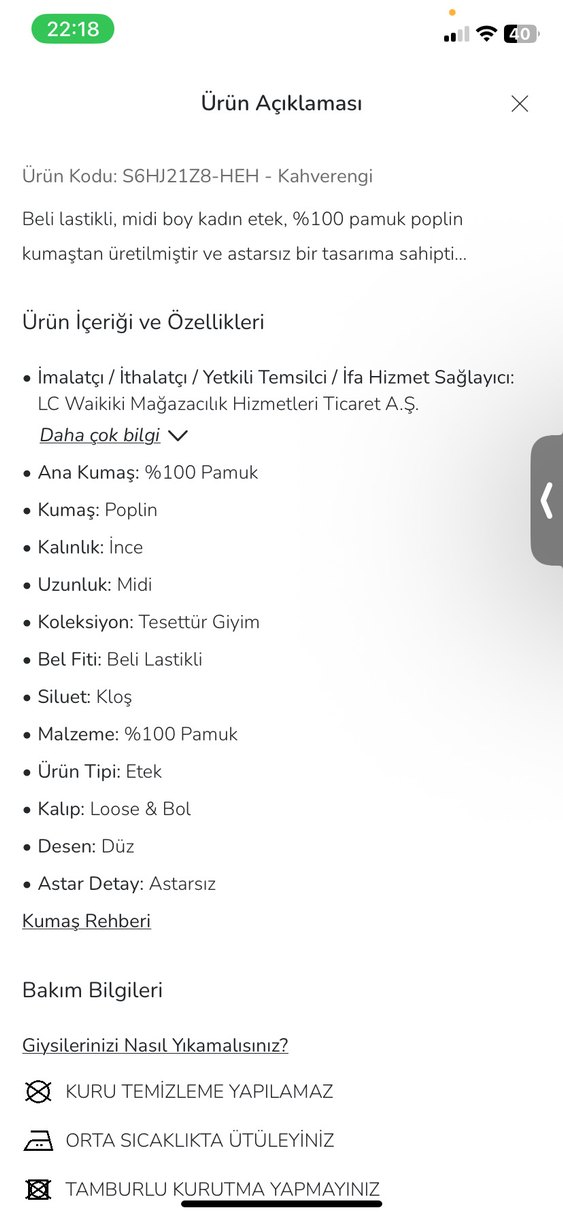 Drapeli Kahverengi Uzun Kadın Etek - Görsel 4