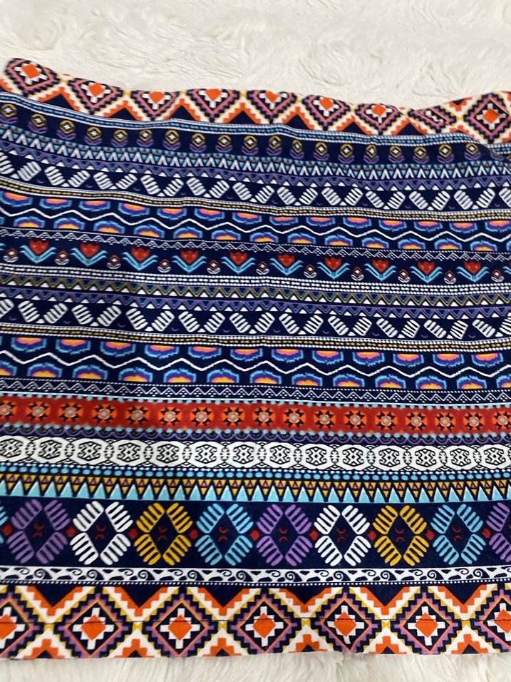 Bohem Çok Renkli Örgü Mini Etek - Görsel 2