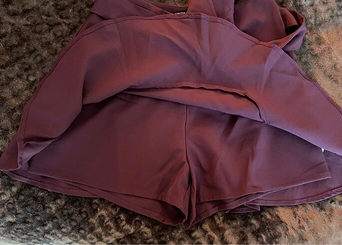 zara sortlu mini etek