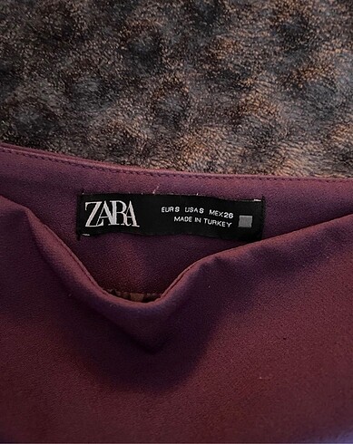 Zara zara sortlu mini etek