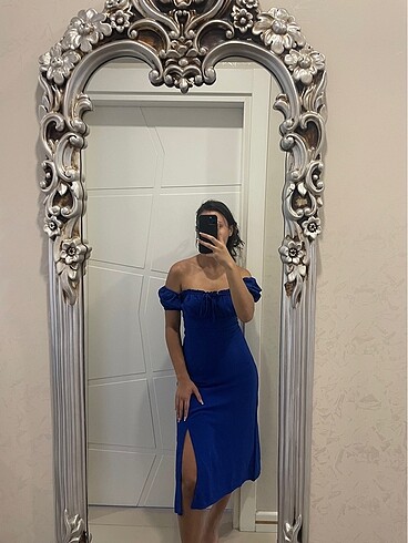 Saks Mavisi Elbise