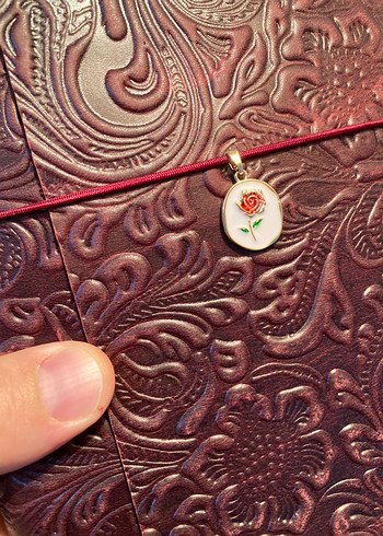 Beden Bordo Kabartmalı Deri Defter Kılıfı A5