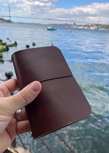 Pasaport Boy Kahverengi defter kılıfı