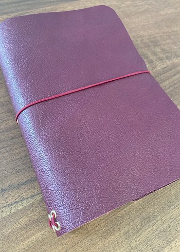 Bordo Deri A5 Defter Kılıfı