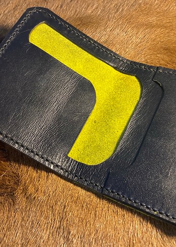 Siyah / Yeşil Erkek Cüzdanı - Görsel 2