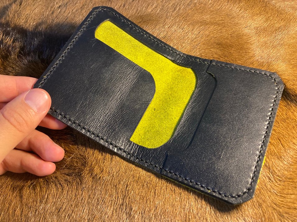 Siyah / Yeşil Erkek Cüzdanı - Görsel 2