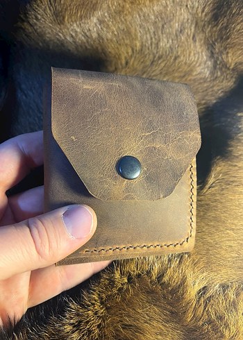 Kahverengi Vintage Bohem Erkek Cüzdanı - Görsel 6