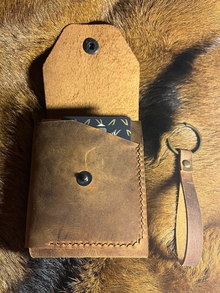 Kahverengi Vintage Bohem Erkek Cüzdanı - Görsel 2