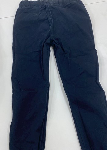 7 Yaş Beden Erkek Siyah Bol Kesim Denim Pantolon