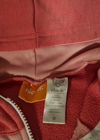 Kız Çocuk Kapüşonlu Fermuarlı Sweatshirt - Görsel 2