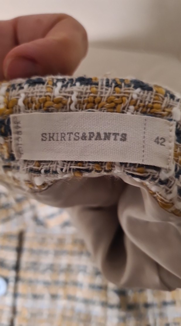 Düğmeli Rahat Kesim Kadın Mini Etek - Görsel 3