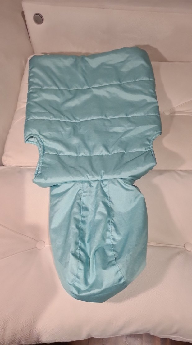 Kız Çocuk Turkuaz Kapüşonlu Fermuarlı Yelek - Görsel 5