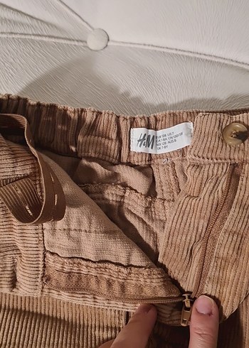 Açık kahve Süet etek - Görsel 2