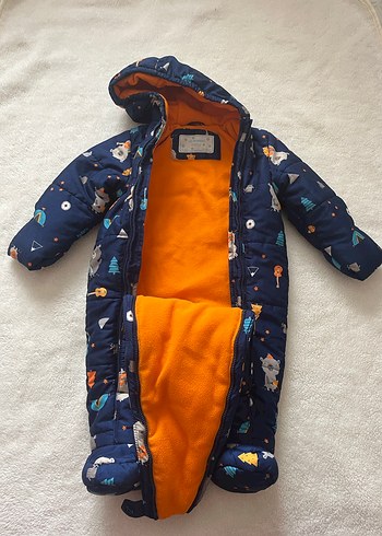 Lcw Kürklü Kapüşonlu Bebek Kayak Tulumu - Görsel 3