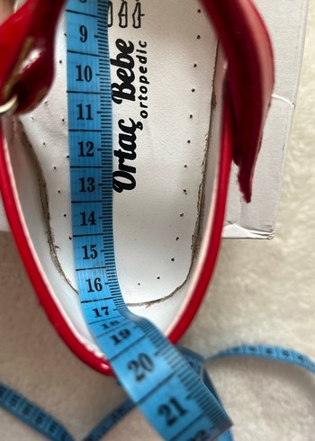 Kız Çocuk Kırmızı Fiyonklu Babet Ayakkabı - Görsel 4