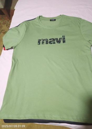 Mavi Jeans Erkek Yeşil Baskılı Oversize Tişört