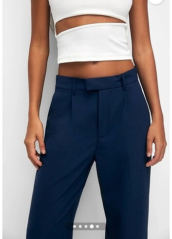 s Beden lacivert Renk Pull and Bear Pantolon