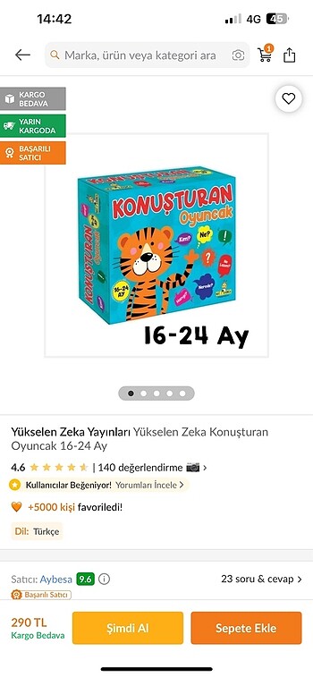 Diğer Yükselen zeka konuşturan oyuncak
