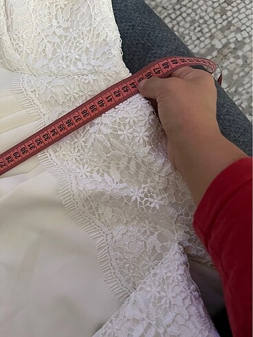 44 Beden beyaz Renk Nikah elbisesi