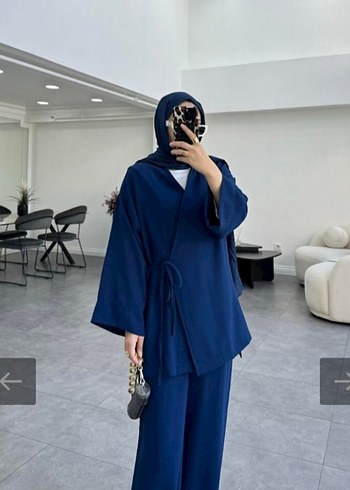 38 Beden lacivert Renk Pinterest Tarzı Lacivert Tesettür İkili Takım