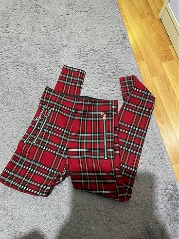 ZARA EKOSE TAYT PANTALON