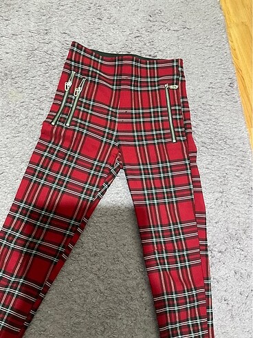 Zara ZARA EKOSE TAYT PANTALON