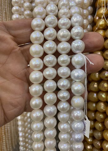 swarovski Gercek İnci 12mm Kolye Dizi En Yuksek Kalite