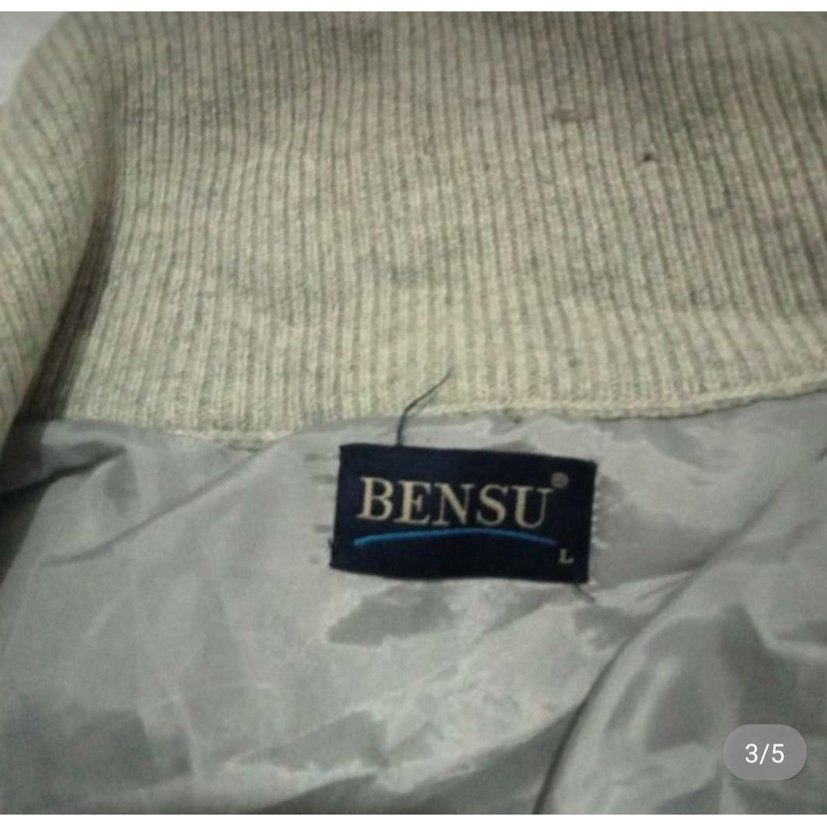 Gri Yüksek Yakalı Erkek Polar Ceket - Görsel 2