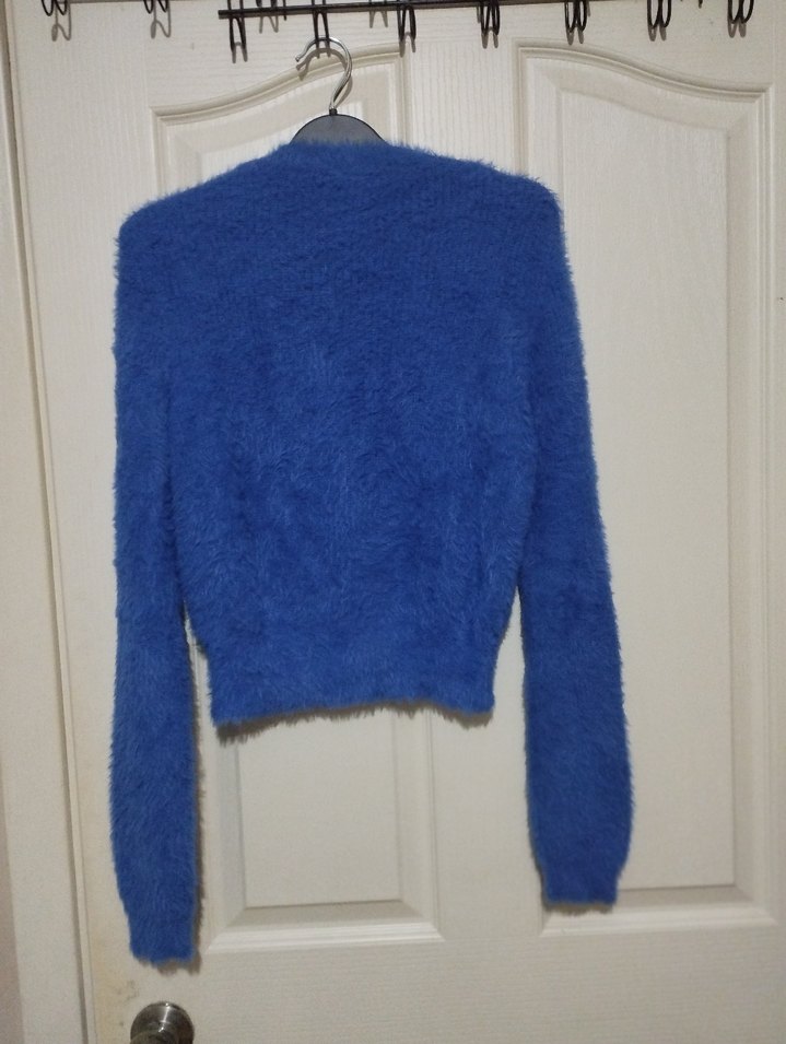 Mavi Kadın Triko Uzun Kollu Kazak - Görsel 2