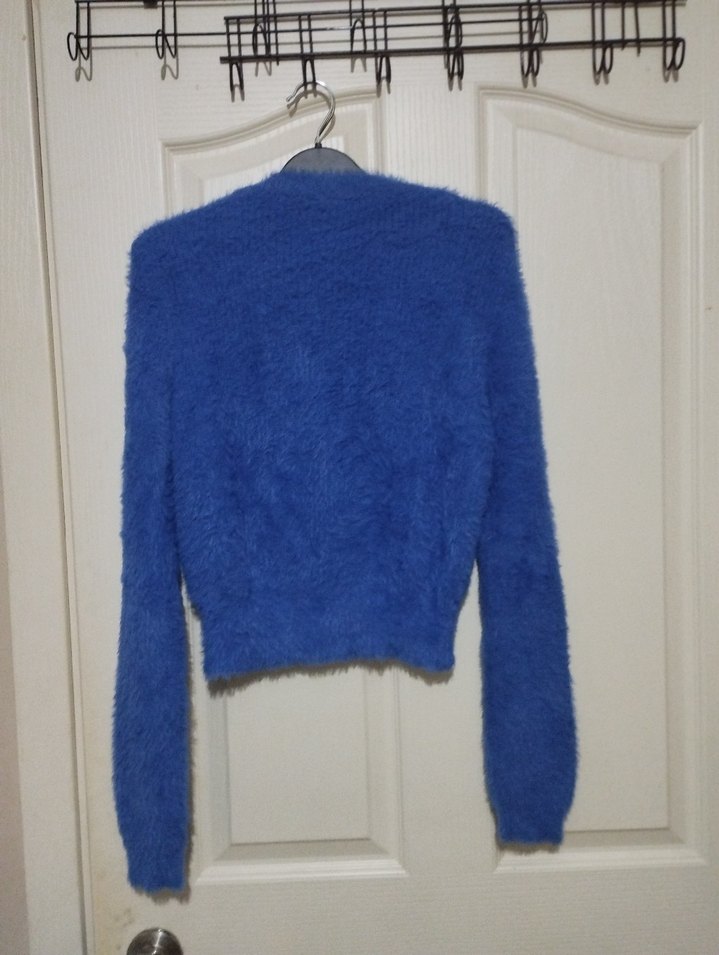 Mavi Kadın Triko Uzun Kollu Kazak - Görsel 3